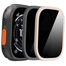 2-Pack for Apple Watch Ultra 3/2/1 49mm Privacy Screen Privacy-Black Titanium