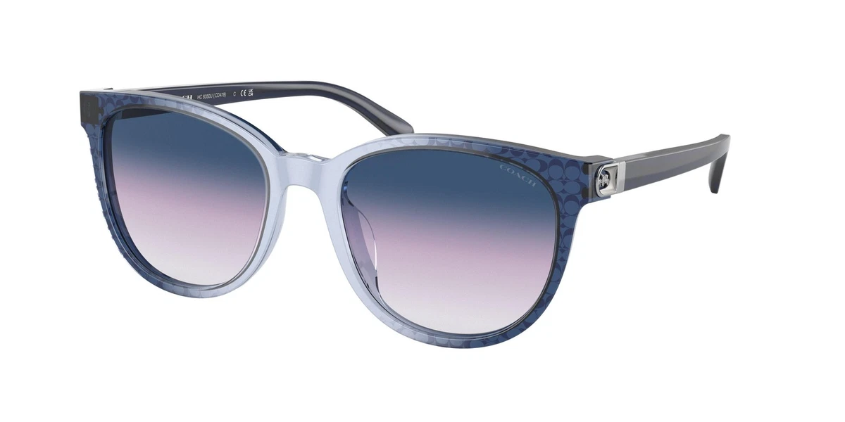 New! Coach Women\'s Blue Round Sunglasses! Coach Women main image 2