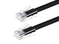 Monoprice Cat6 Ethernet Patch Cable - 0.5ft - Black, RJ45, 550Mhz, UTP, 24AWG
