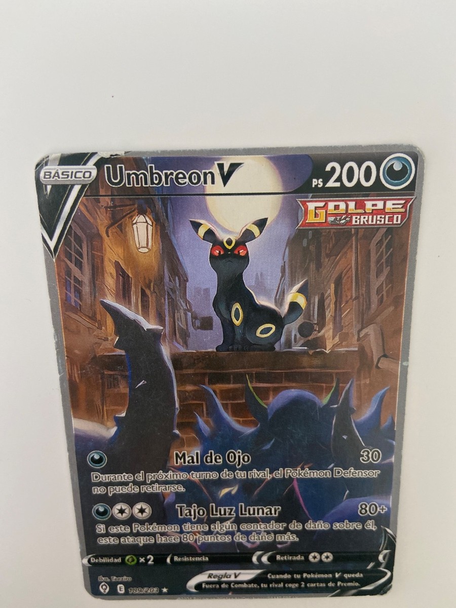 Umbreon V – 189/20 Evolving Skies do Pokémon Trading Card Game | eBay