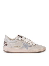 GOLDEN GOOSE Ball Star Light Gray/Cream Women's Sneakers New & Authentic
