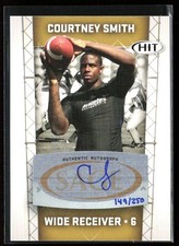 Courtney Smith 2011 SAGE HIT Autographs Silver Auto /250 #A36 South Alabama