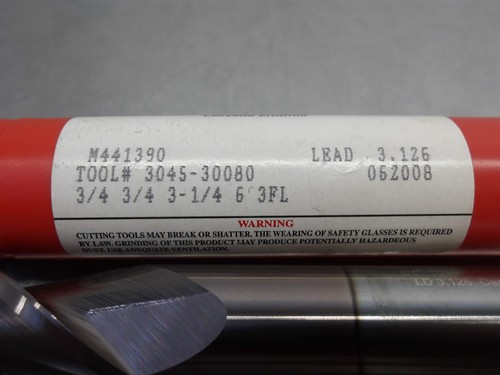 1 NUOVO! Minicut 3/4" fresa terminale in carburo 3 flauti 3045-30080 - Foto 2 di 3