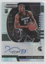 2020-21 Panini Prizm Draft Picks Prospect Hyper Xavier Tillman #PA-XT Auto 4j7