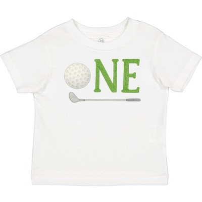 Inktastic Golf Themed First Birthday One Baby T-Shirt 1st Celebration Year Old