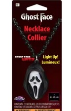 Scream Ghost Face Light-Up Necklace Costume Accessory