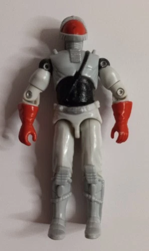 1989 Vintage G.I. Joe  ARAH Cobra Track Viper V1 Figure Only - Rusted Leg Screws