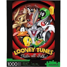 Looney Tunes Puzzle Official Classic Cartoon Characters 1000 Pc Jigsaw 20x28 NEW