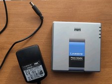 VOIP Gateway 2 Ports Internet Phone Voice Adapter Linksys PAP2