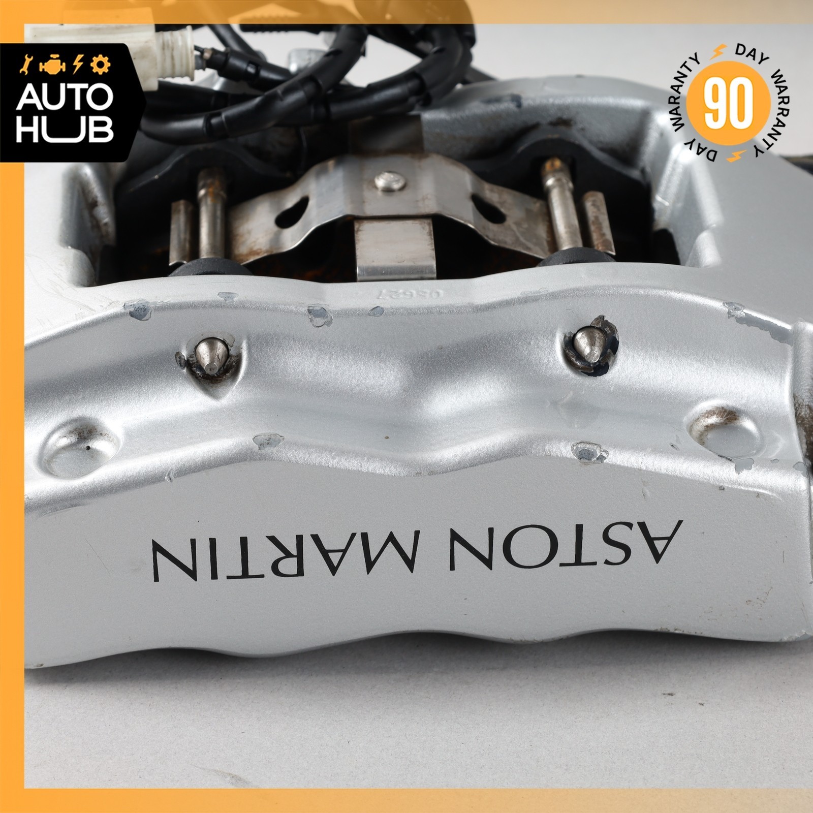 05-17 Aston Martin DB9 V8 Vantage Rear Brake Calipers Set 7G432C465EA OEM 34k