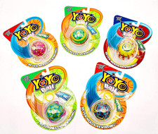Yoyo Ball Automatic Return Yoyo Toys Assorted Colors Enhances Motor Skills 5 Pcs