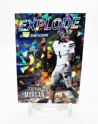 2026 Leaf Metal Explode Onto The Scene #EB-19(Platinum Blue) CEDERIAN MORGAN 6/8