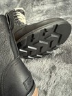 Sorel NEW Emelie Genuine Shearling Short Lace Cozy Black Leather Boots Women 7.5 — photo 10