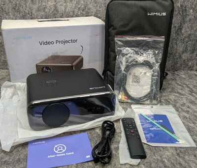 WiMiUS P62【Auto Focus & 4K Support】Projector, WiFi 6 & Bluetooth