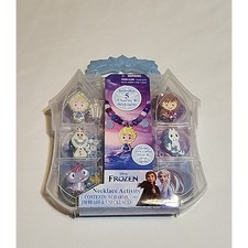 Disney Frozen Necklace Activity Set 5 Charms and Necklaces 150 Beads