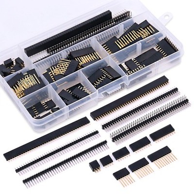Stiftleisten-Set 112-teilig, Steckverbinder, PCB-Buchsen, Arduino, Prototyp,