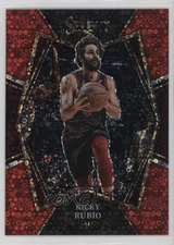 2021-22 Panini Select Premier Level Red Disco Prizm /49 Ricky Rubio #169