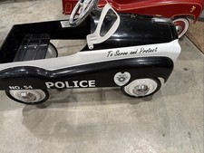 Instep Vintage Police Metro City's Finest Patrol Metal Pedal Car No. 54