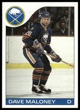 1985-86 Topps #89 Dave Maloney Buffalo Sabres