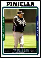 2005 Lou Piniella Topps BASEBALL #294 Tampa Bay Devil Rays