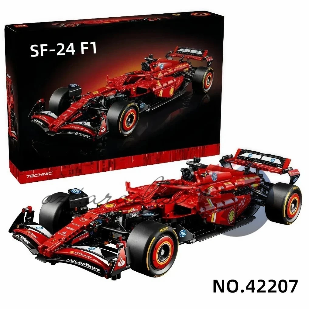 Ferrari SF-24 F1 Championship Race Car 42207 Technic Building Blocks 1361 PCS
