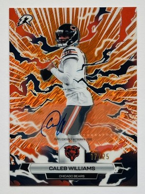 2025 Topss Resurgence #16 CALEB WILLIAMS Orange Power Surge Auto /25 🔥🔥🔥