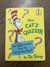The Cat’s Quizzer By Dr. Seuss Hardcover Book Club Edition Copyright 1976 READ