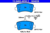 Bremsbelagsatz Scheibenbremse Hinterachse FüR Nissan Opel Renault NV400 Kasten