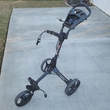 TourTrek 3-Wheel Golf Push Cart   Lightweight, Foldable Storage