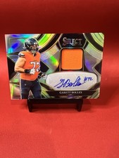 2025 Panini Select Football Garett Bolles Patch Auto Silver #/249 SME-GBS DEN