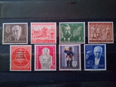 Berlin Lot / Sammlung / Jahrgang 1954 ohne Bauten sauber postfrisch KW 81,- 