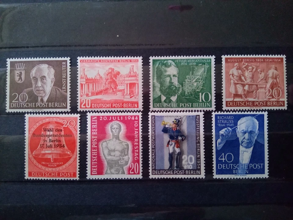Berlin Lot / Sammlung / Jahrgang 1954 ohne Bauten sauber postfrisch KW 81,-€ - Bild 1 von 1