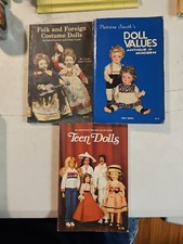 Lot Of 3 Books On Doll Collecting And Doll Values. Paperback