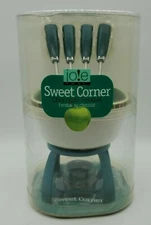 Joie Sweet Corner Chocolate Fondue Set New NIB MSC Int. w/Forks 