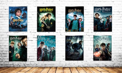 Poster Harry Potter Officiel Movies Film X8 A3 "29,7 X 42 cm" Top Print