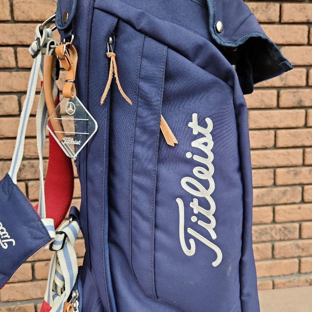Titleist x Mercedes Benz collaboration navy stand golf bag