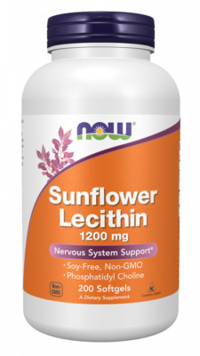 NEW Sunflower Lecithin 1200 mg Softgels (100 count)