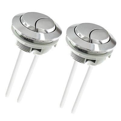2 Pack Dual Push Flushing Toilet Button 58mm Toilet Tank Buttons Toilet Valve R