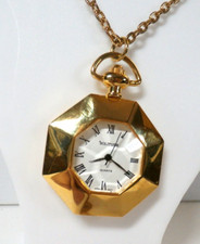 Vintage Solitude by Lord Pendant Watch - 28 in Chain - New Battery - Rare Find