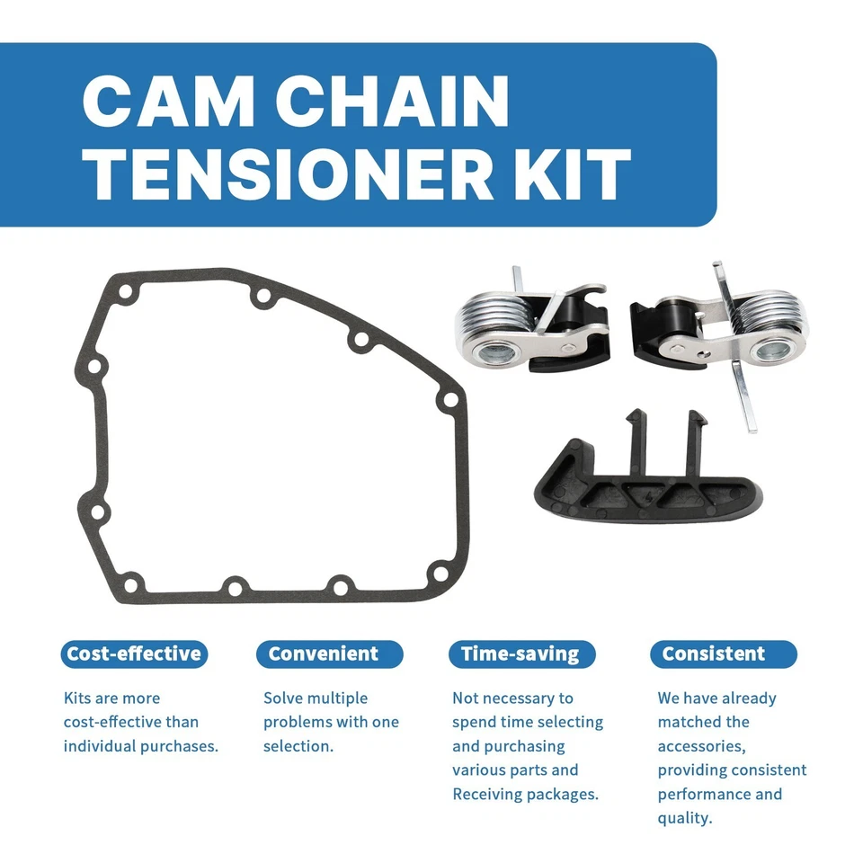 Kit tensor de cadena para Harley 99-06 Twin Cam Road King Dyna Softail Foto 3 de 4