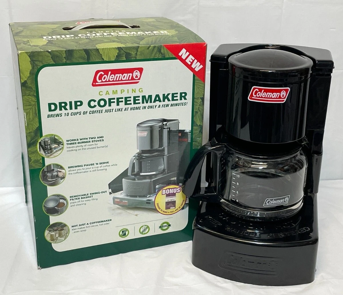 Coleman Camping Coffee Maker  Camping coffee maker, Camping coffee, Coffee  maker