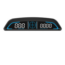 Car Digital HUD Head Up Display GPS Speedometer MPH KMH Overspeed Tired Warning