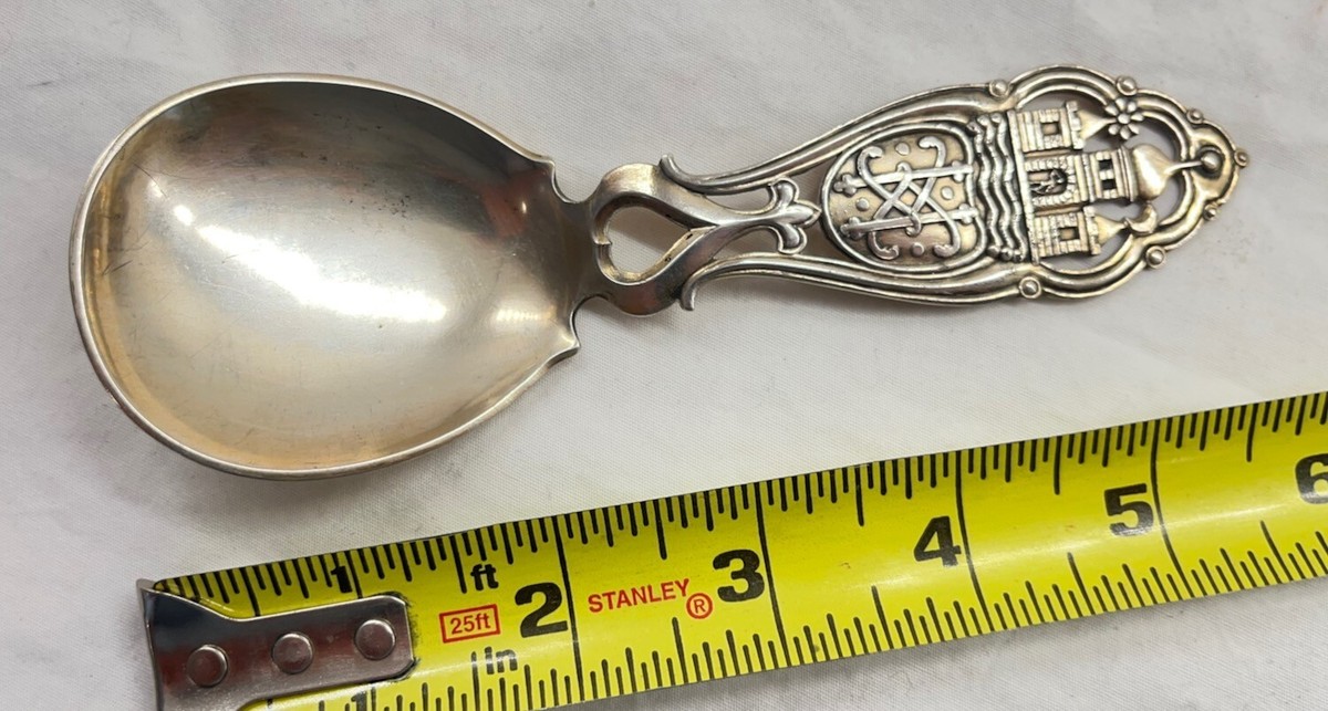 1920 Michelsen Denmark 3-Towers Silver Spoon Copenhagen City Coat