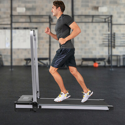 Mini 2-in-1 Walking Pad Treadmill Under Desk Runing Machine Home Office Portable