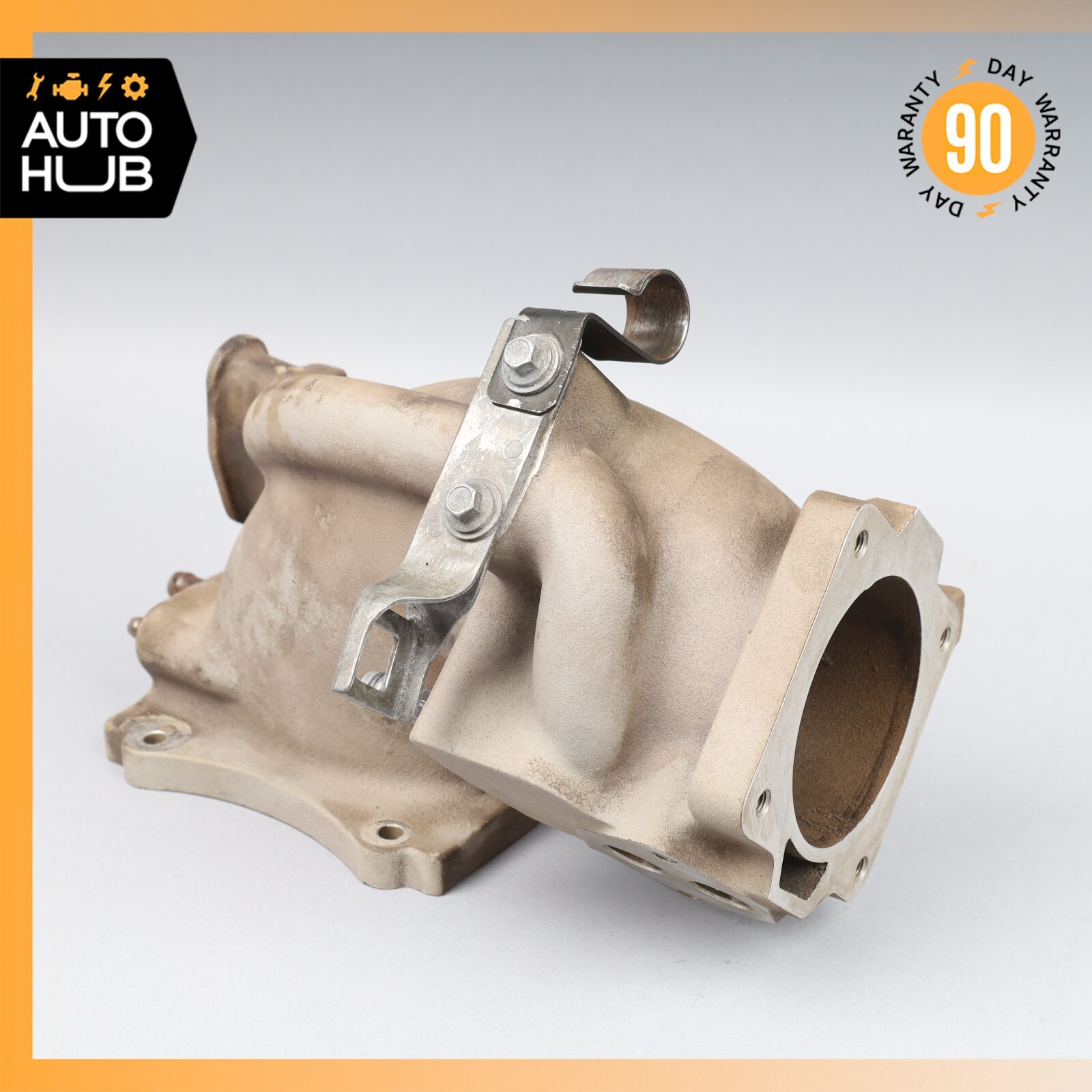 00-04 Aston Martin DB7 Vantage 5.9L Left Engine Throttle Body Adapter OEM 20k