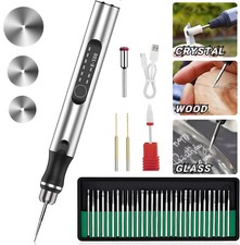 Cordless Electric Mini Drill Grinder Engraving Pen Variable Speed Rotary Tool US