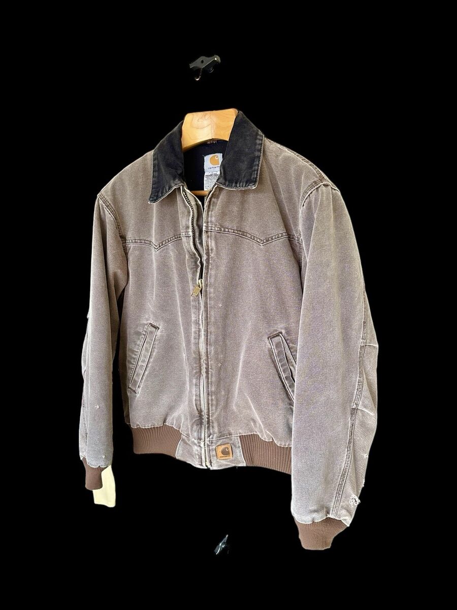 VTG Carhartt Santa Fe Jacket J14 CHT Sz Large Quilt Lined VTG Carhartt Santa Fe Jacket J14 CHT Sz Large Quilt Lined