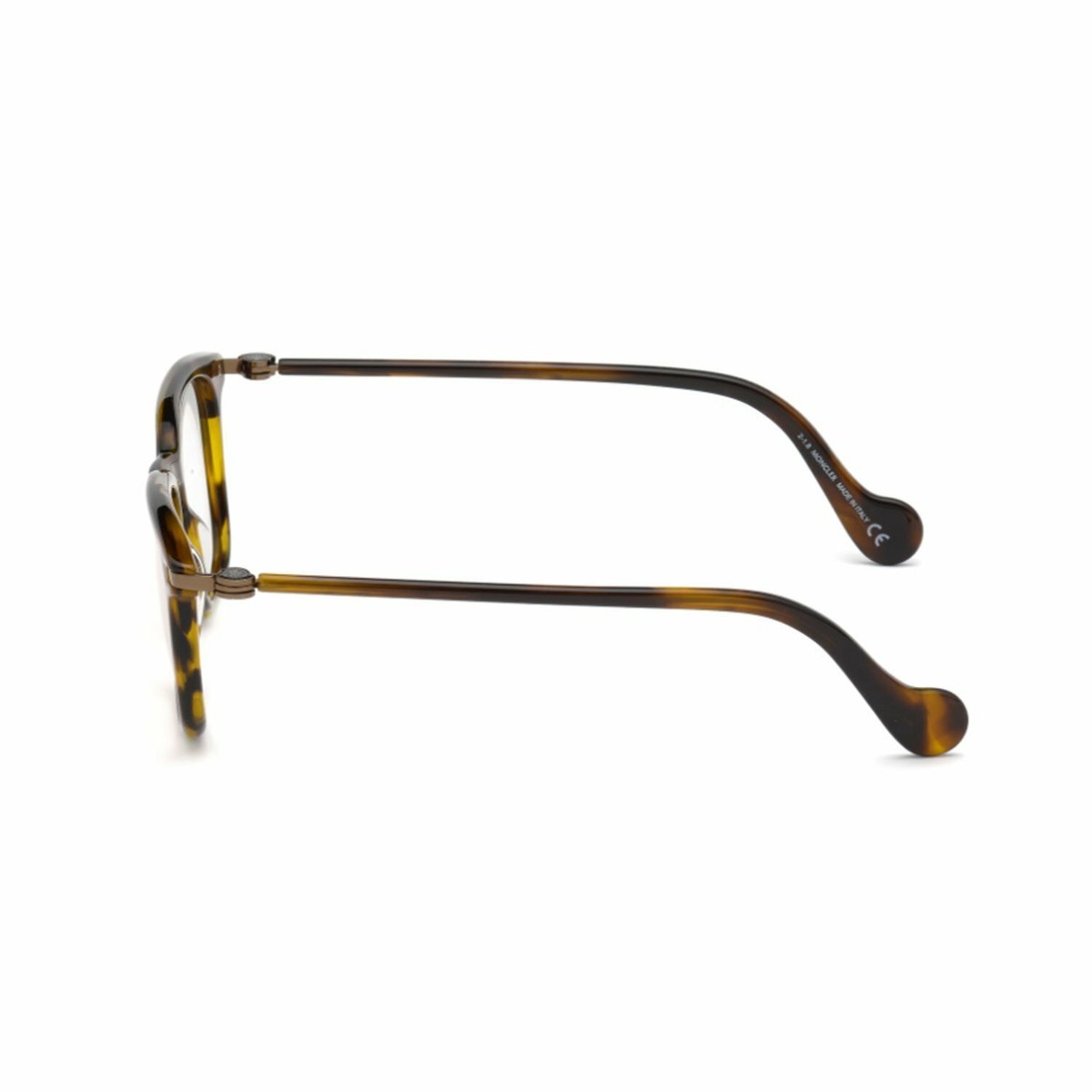 メガネ Moncler Eyeglasses Frame ML5045 052 Rectangle Tortoiseshell Moncler ML5045 054 Tortoise Plastic Eyeglasses Frame 52-19