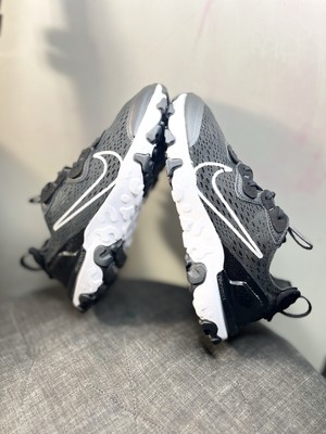 Size 5.5 (GS) - Nike React Vision Low Black White CD6888-006 NEW NO BOX