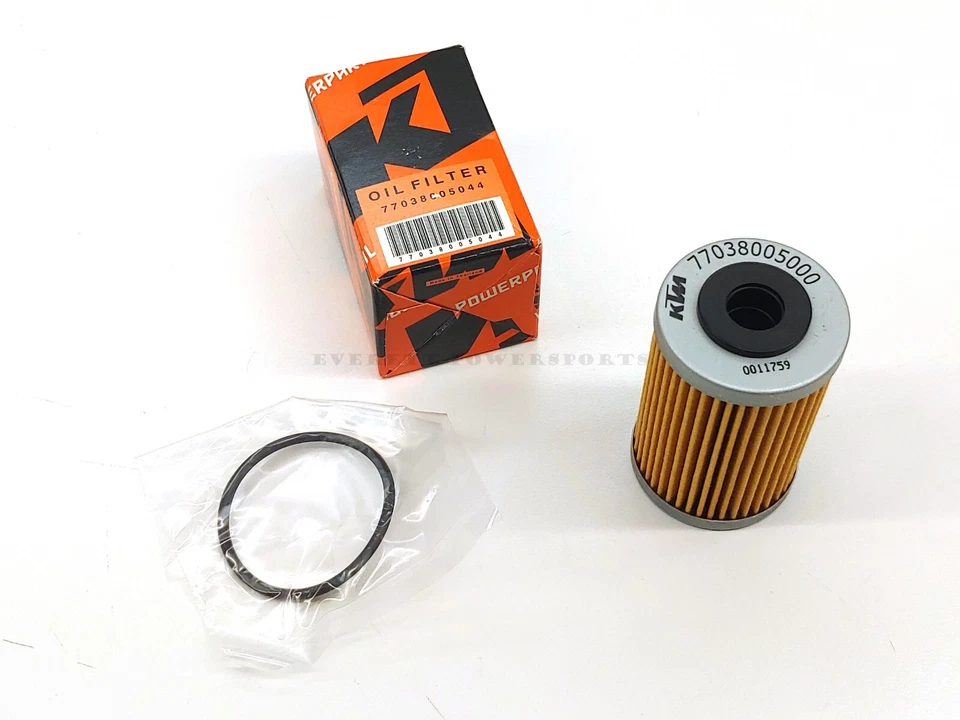 Oil Filter Kit 3x 09-16 EXC SX-F XC-F XCF-W 250 450 500 OEM KTM Husaberg #E250 B - Image 4 of 4